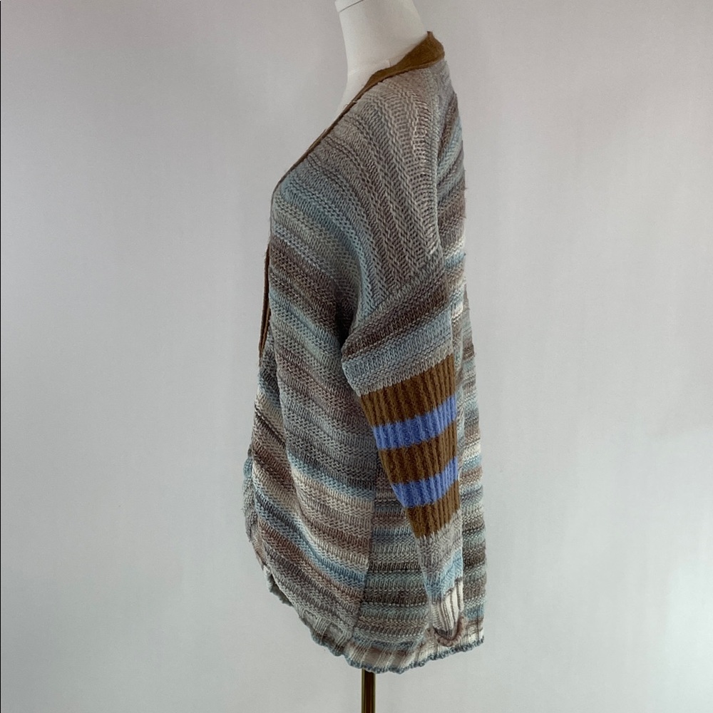 Sita Murt Rib Knit Stripe Cardigan, 40 (US 8) - Picture 4 of 9